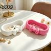 Trinket Storage Tray 3D Printed Bow-Shaped Tray, Elegant Jewelry Organizer & Key Holder for Desk Entryway, Decorative Rings Earrings Cosmetics,