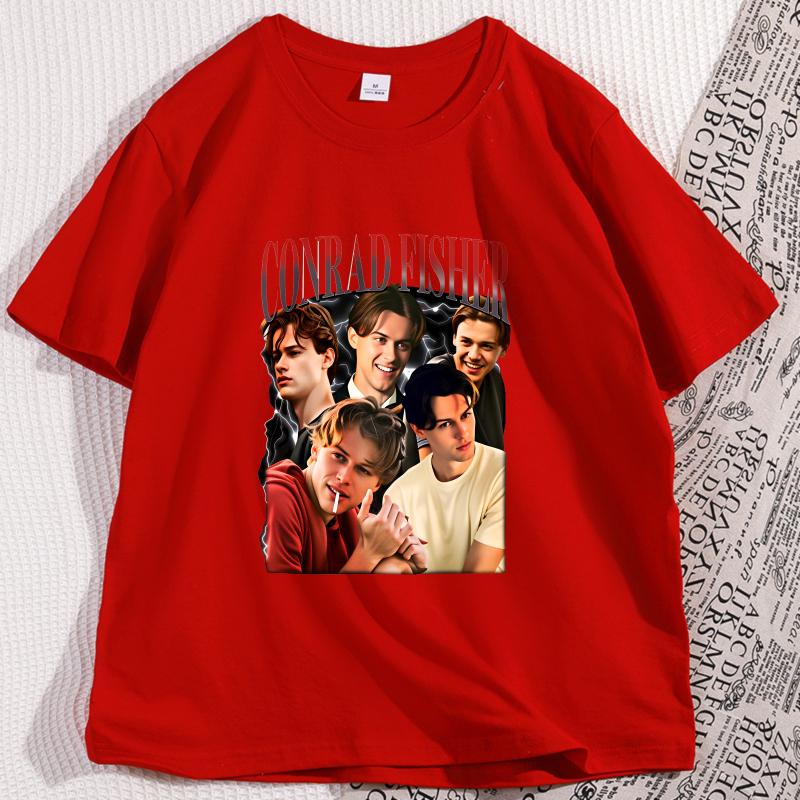 Vintage Conrad Fisher TShirt Team Conrad T Shirt Romance Casual Cotton Short Sleeve Tshirt Men Women Stretwear Clothing S
