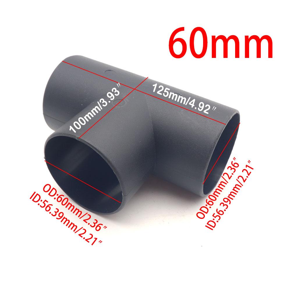 60mm Car Air Diesel Heater Warm Duct Pipe T Pipe Outlet Connector For Webasto Eberspacher Parking Heater