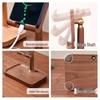 Solid Wood Creative Bedside Mobile Phone Holder for Desktop