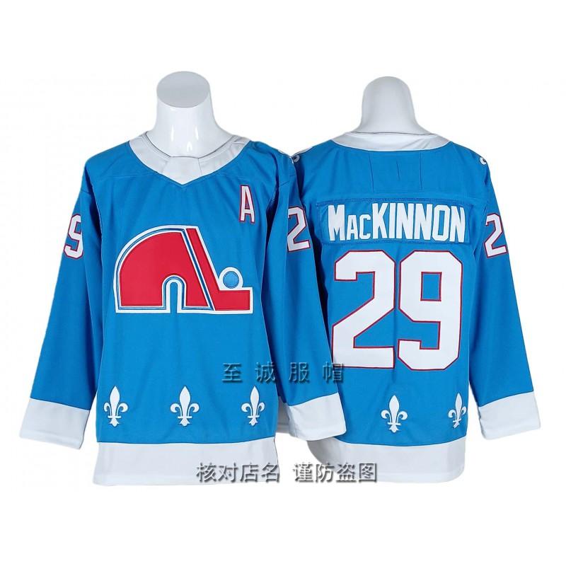 Vintage Colorado Avalanche Ice Hockey Jersey 92 Makar Mackinnon Retro Stitched Uniform Men
