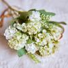 9 Head White Artificial Hydrangea Flowers for Wedding Christmas Living Room Home Decor Valentine's Day Fake Flower DIY Bouquets