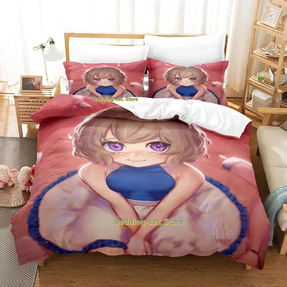 Iwanaga Kotoko Bedding Set Single Twin Full Queen King Size Bed Set Adult Kid Bedroom Duvetcover Sets Anime Parure De Lit Bed