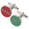 Gdesign Stop and Go Button Cufflinks