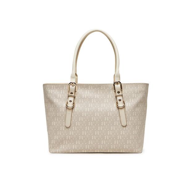 Handbag TOUS Buckles Silhouette 2002201901 Beige