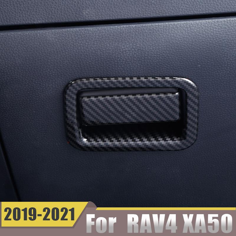 For Toyota RAV4 XA50 RAV 4    2022 ABS Car Glove Box Co-Pilot Handle Frame Trim Cover Sticker Decoration Accessories