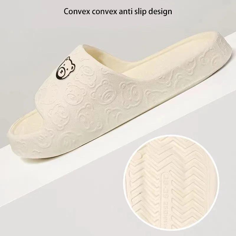 2025 EVA Summer Women Fashion Cute Outdoor Non-Slip Rubber Slippers Indoor Soft Sole Couple Graffiti Sandals House slippers