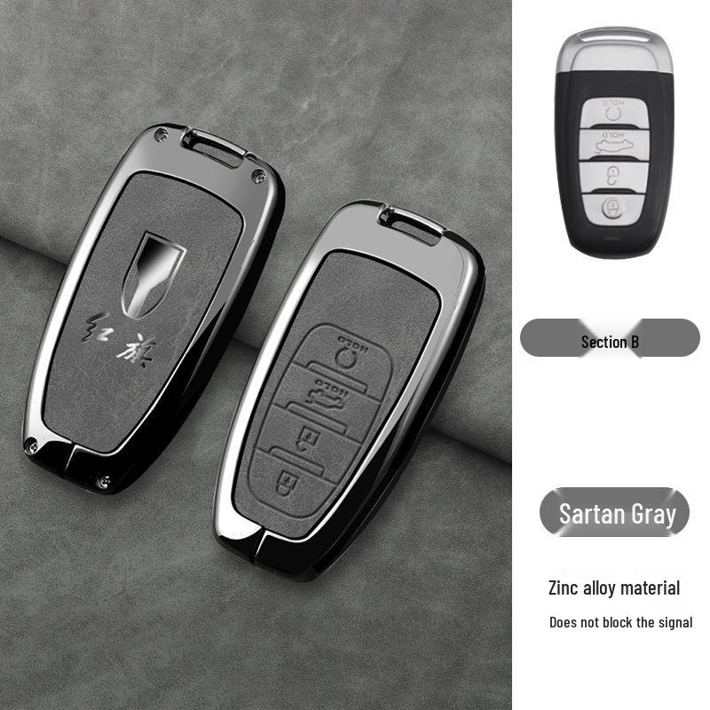 

Чехол для ключа Hongqi 2024 для моделей H5, 2023 H6, H9, HQ9, HS5, HS7, HS3, EH7