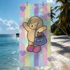 B-Bobbie G-Goods Cartoon Cute Towel Quick Drying Beach Towels Are Suitable For Swimming Pools Camping Yoga And The Gym