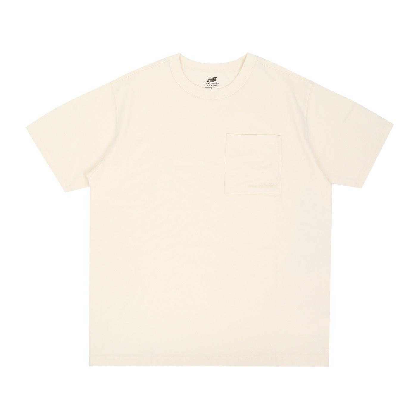 New Balance Athletics Nature State Logo T-Shirt Asia Sizing  Beige  Men s AMT23567-GIE S