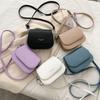 Candy Color Autumn and Winter New Versatile Shoulder Bag Fashionable Small Fresh High Value Feeling Saddle Bag Commuter Messenger Women's Bag