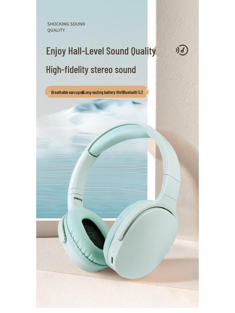 Bluetooth Over-Ear Headset P2961 - Long Battery Life, Wireless, for Sports & Gaming