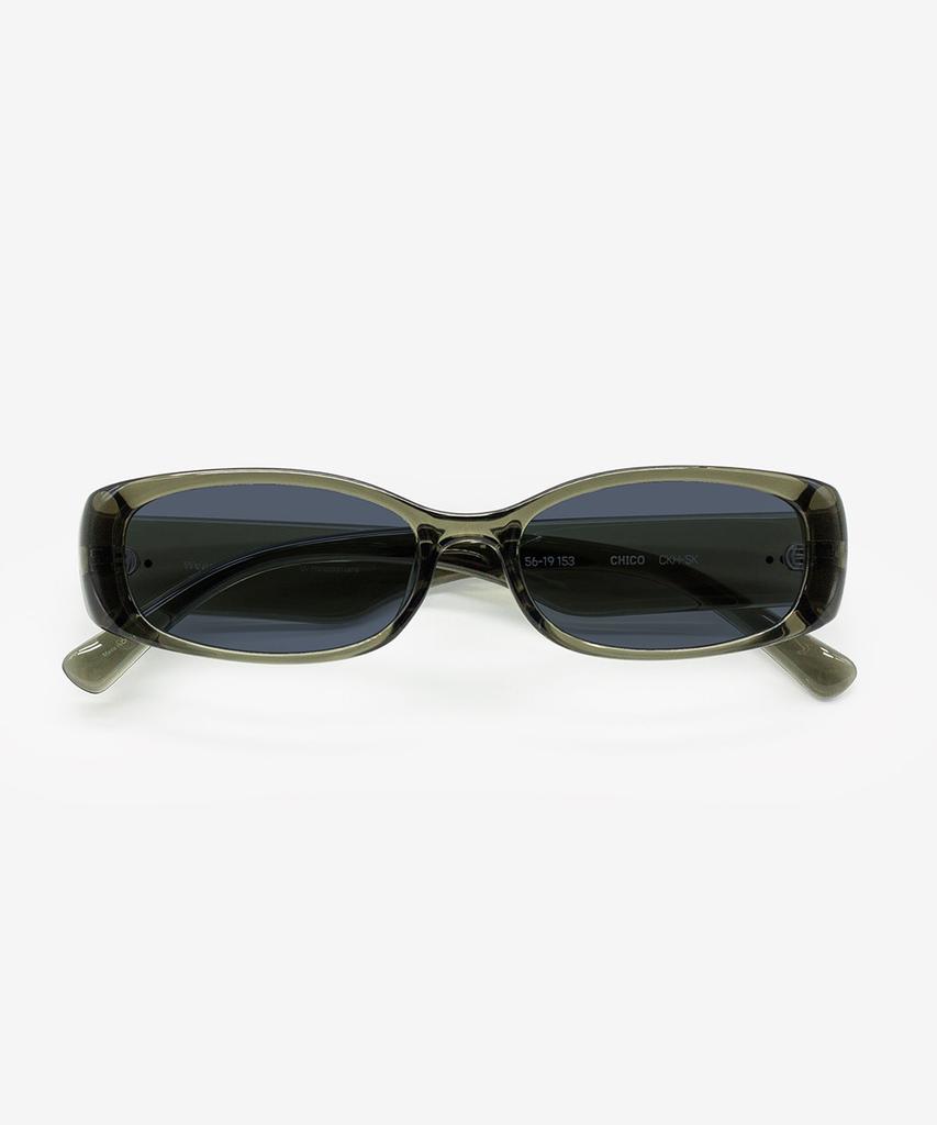 Weeoweeo Chico Clear Khaki Sunglasses