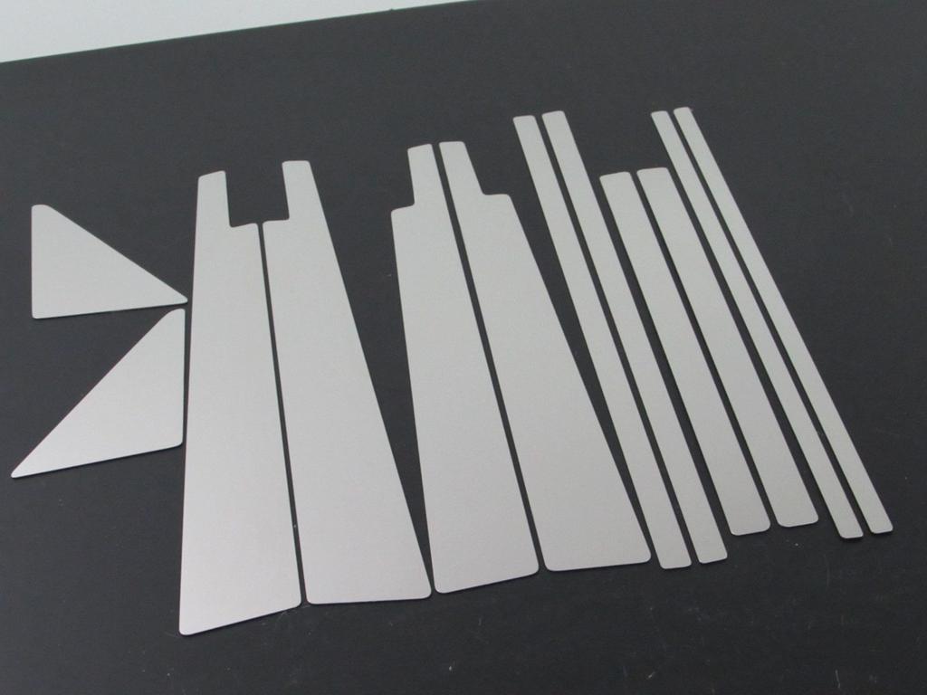 BRIGHTZ Stainless Steel Plated Pillar Panels for Land Cruiser 100 Ultra-Mirror (12-Piece Set) (HDJ101K, UZJ100W, HDJ, UZJ, HDJ101, UZJ100, J100, J101)