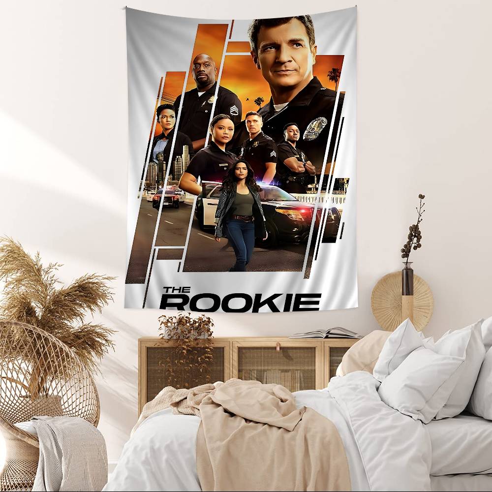 Movie The Rrookie Classic Cartoon Tapestry Art Science Fiction Room Home Decor Wall Hanging Sheets