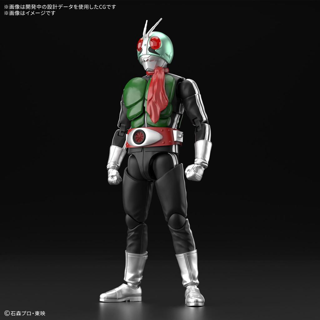 BANDAI SPIRITS Standard Kamen Rider New 1 Plastic Model Kit Figure-rise No. (Pre-colored)