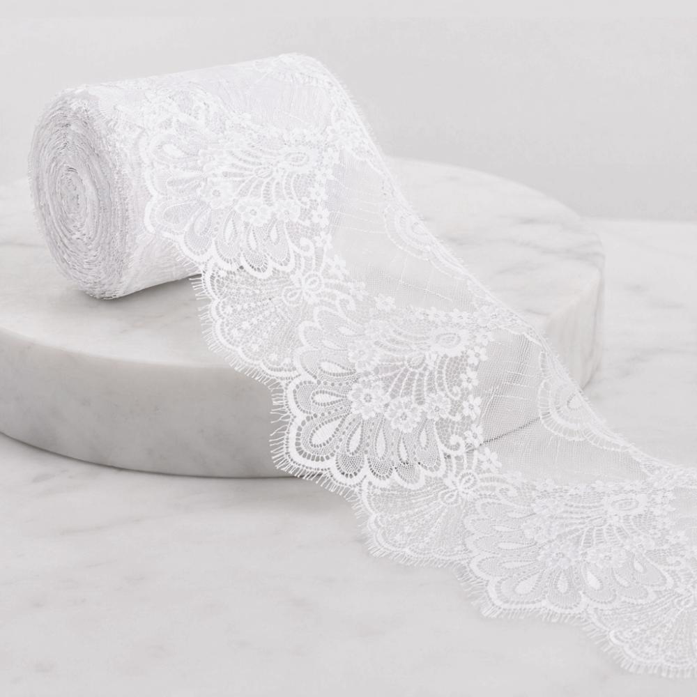 3 Yards Length Lace Trim Accessories Skin-friendly Material DIY Lace Fabric Home Embroidery