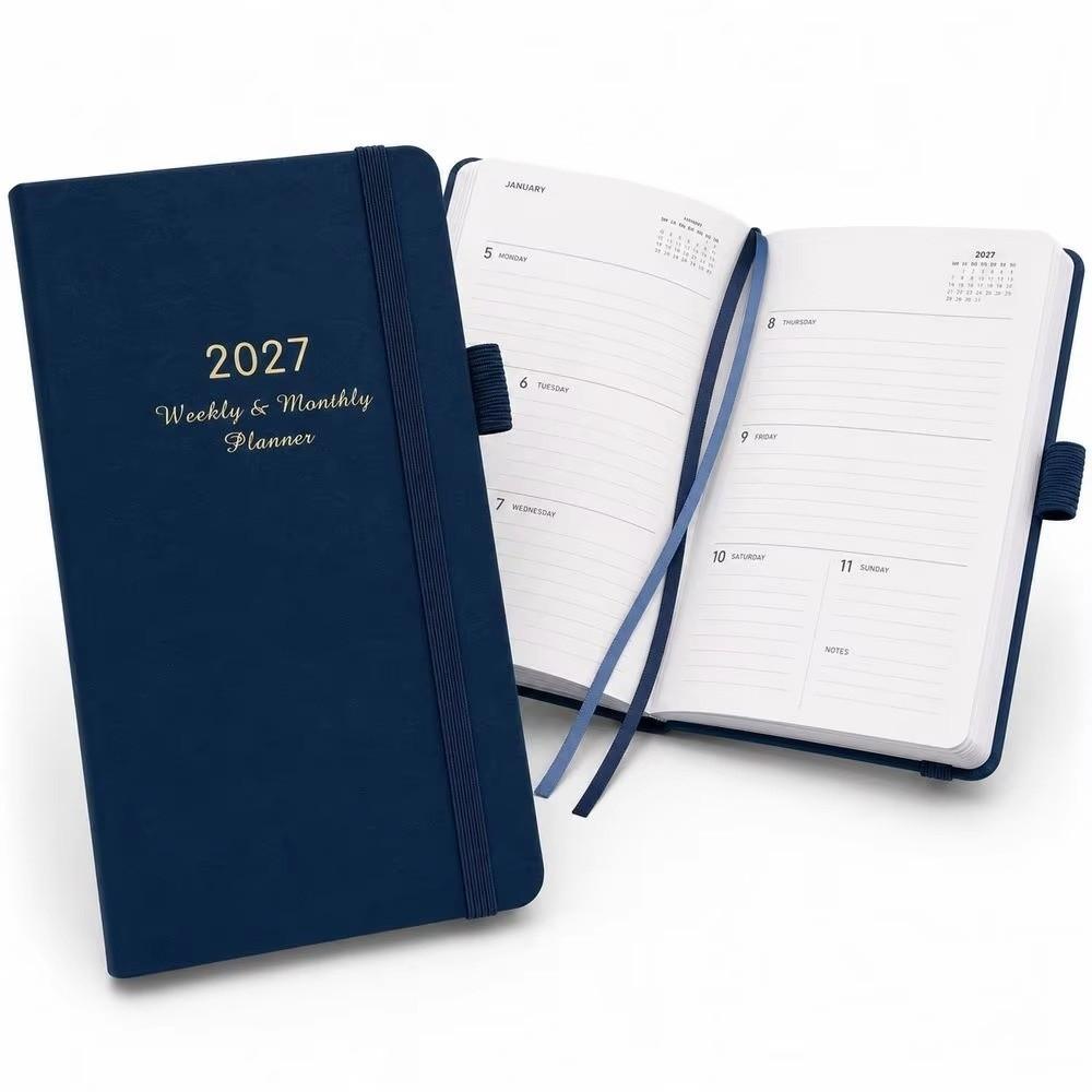A6 2027 Schedule Planner Notepad Lightweight Office Work Planner Daily Planning