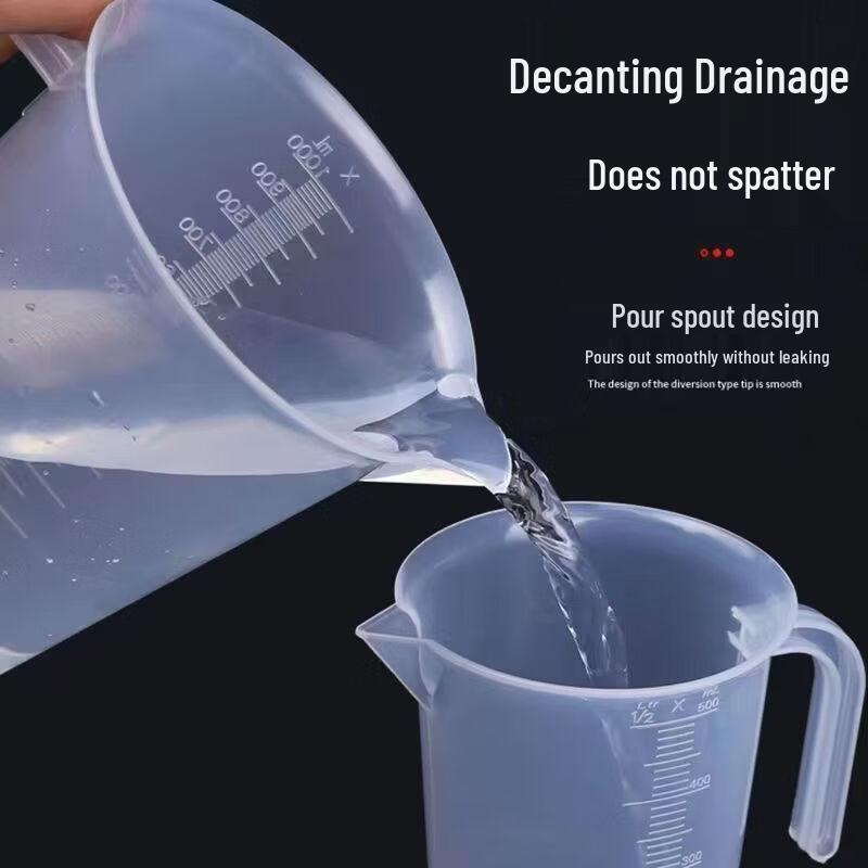 MDNG 2000ml Plastic Graduated Measuring Beaker Set