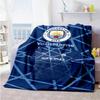 Manchester City Customize Text Blanket Gift Customizable Blanket Ultra-Soft Great for Chair Living Room Office Chair Couch All-Season Use