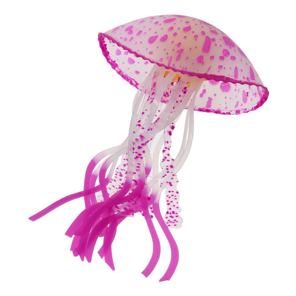 Silicone Glow Ornaments Fluorescent Jellyfish Soft Aquarium Decorations Aquarium Decoration