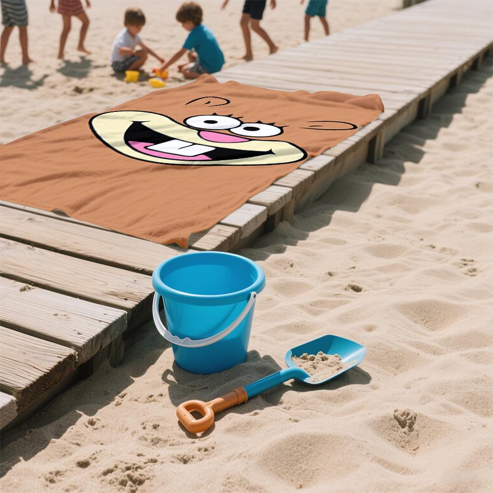 SpongeBob and Patrick Star Quick Drying Bath Towel Microfiber beach towel light weight swimming camping yoga beach out
