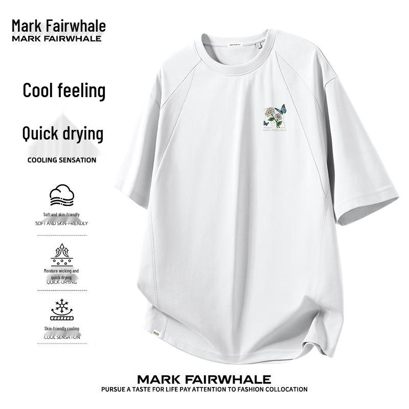 Mark Fairwhale Men's Butterfly Text Short Sleeve T-Shirt