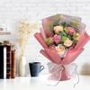 Artificial Soap Petals Flower Bouquets Room Decoration for Valentines Day Mother Day Gift