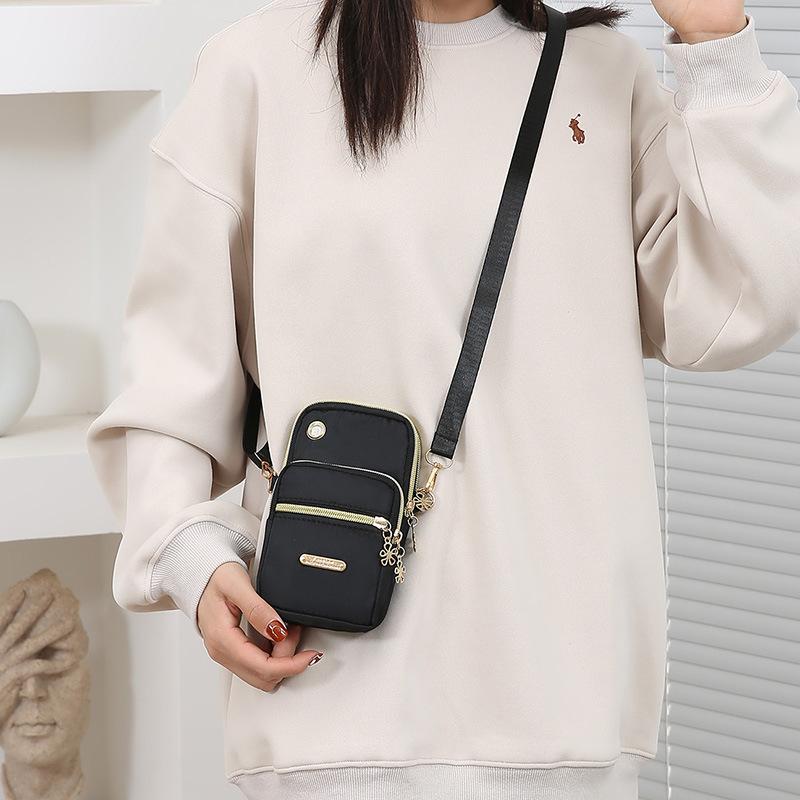 Casual Waterproof Nylon Crossbody Bags Women Messenger Shoulder Bag Female Small Cell Phone Handbags Purses Sports Pouch Bag