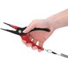 Stainless Steel Red Black Lightweight Convenient Fishing Plier Scissors Fish Grip Tackle Tool