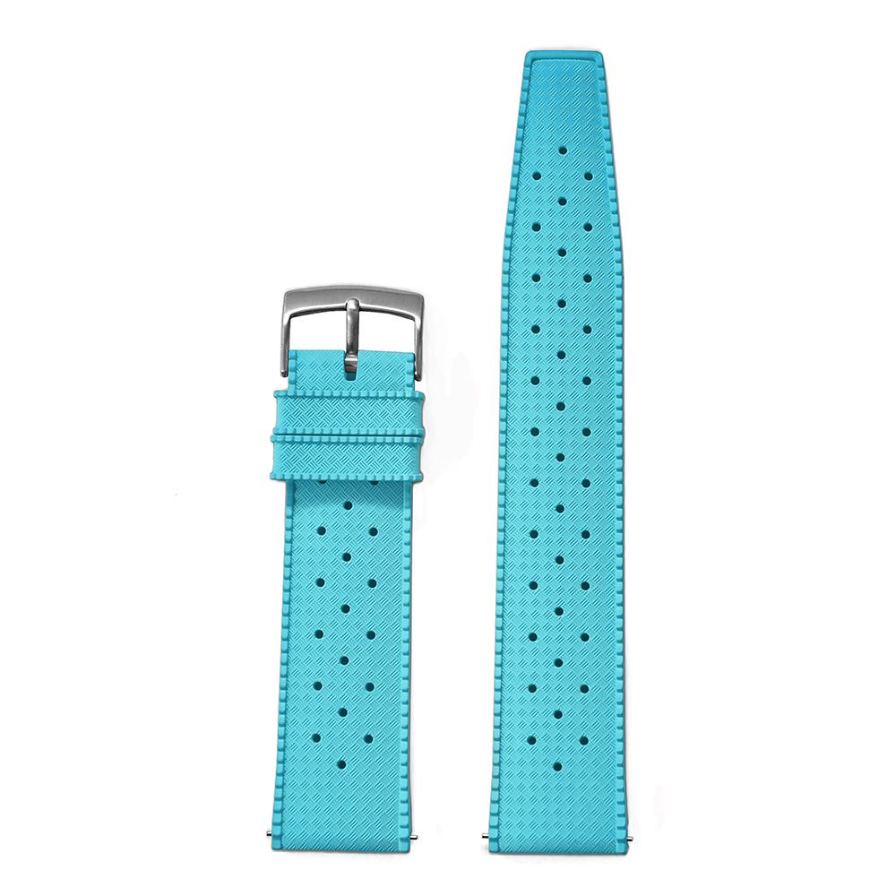 

18/19/20/21/22/23/24mm Tropical FKM Rubber Watch Bands Quick Release FPM Strap Durable Soft Wristband Waterproof Sport Watch 24mm