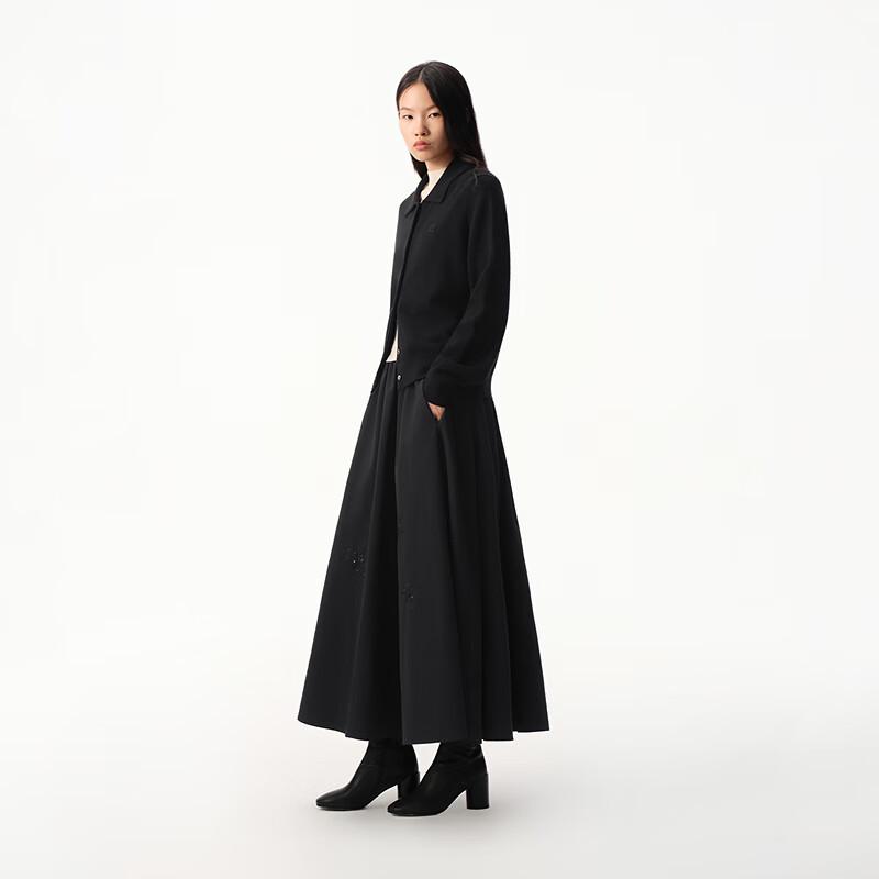 Broadcast Women's Elegant Pleated Midi Skirt