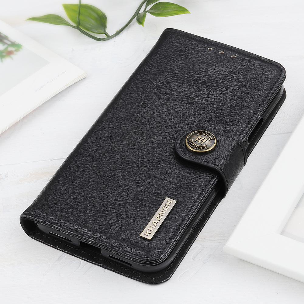 KHAZNEH for Google Pixel 8 Pro Wallet Stand Leather Phone Case Cowhide Texture Phone Cover