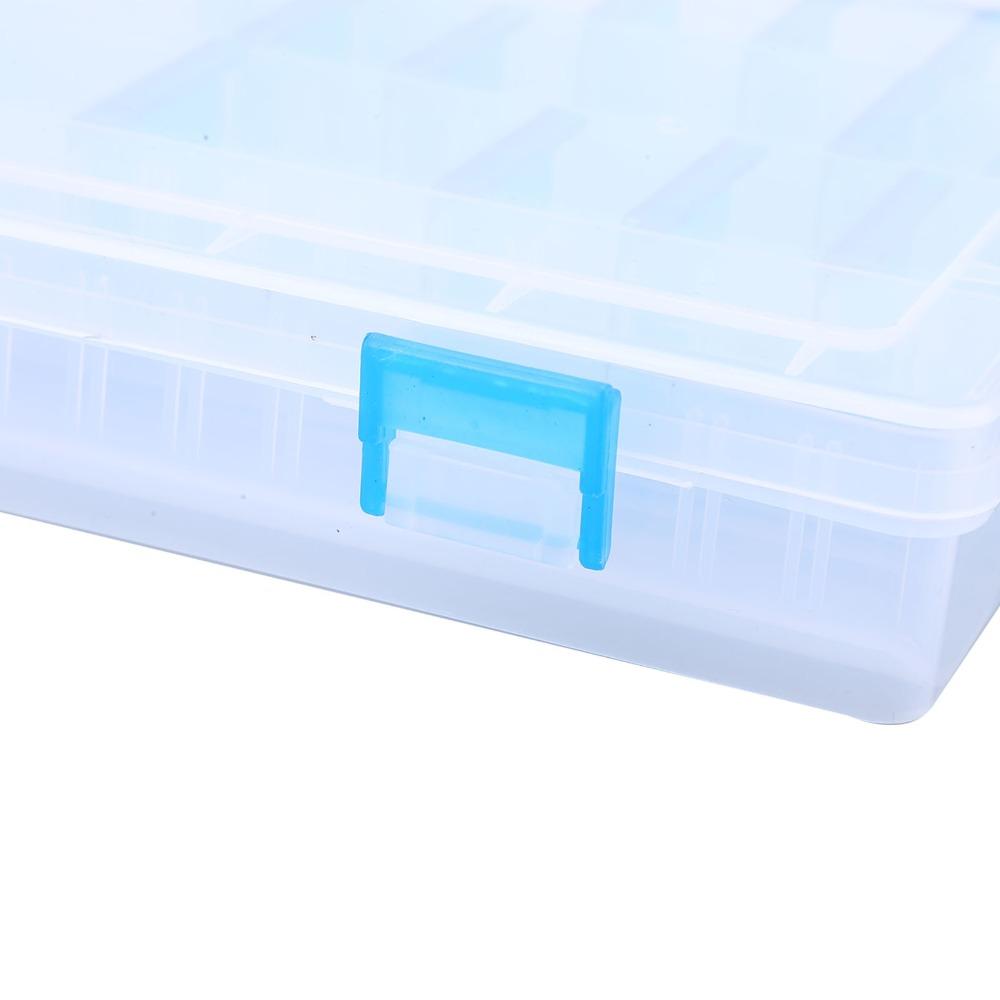 PVC Fishing Organizer Box 25.1*18*3.7cm Portable Fishing Tackle Box  Fishhook Storage