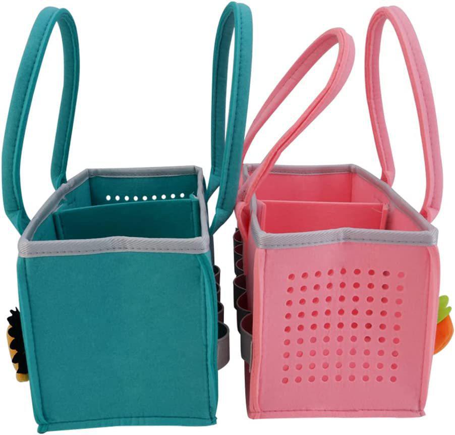 

Набор фетровых звуковых сумок для начинающих: Вмещает 30-40 маленьких фигурок и аксессуаров