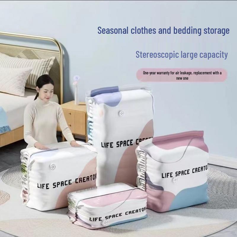 Thickened Vacuum Seal Storage Bag: Dust & Moisture Resistant for Quilts & Clothes