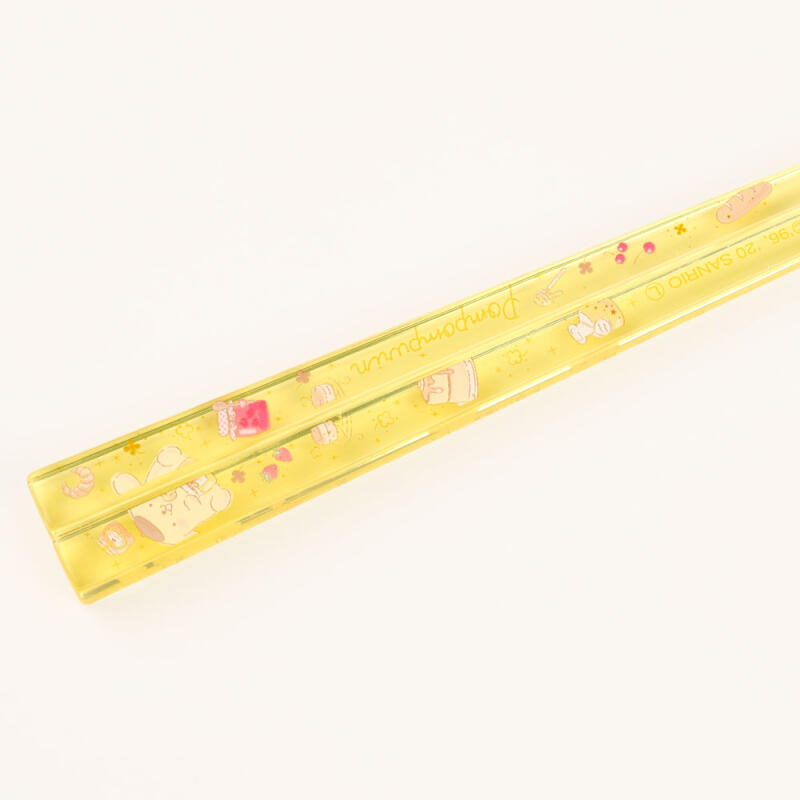 Pompompurin Happiness Girl Acrylic Chopsticks 21cm
