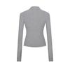 Dames Herfst- en Wintermode Temperament Amerikaanse Hottie Dubbele Rits Jas Opstaande Kraag Slanke Taille Vest Top