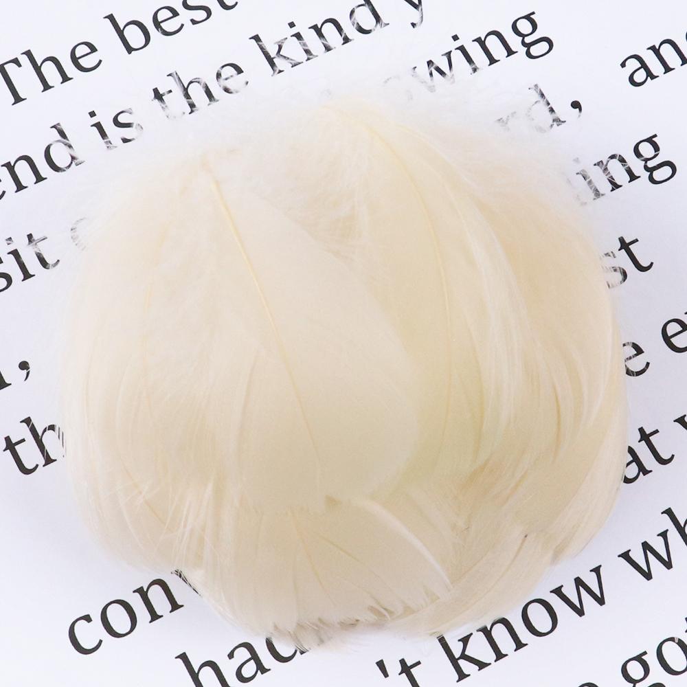 100Pcs/Lot Colour Goose Feathers 5-8Cm 8-12Cm Natural Feathers Crafts For Wedding Diy Handicraft Dream Catcher Decorative Plumes