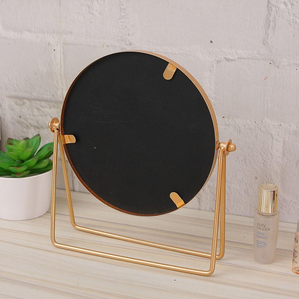 European-style Metal Makeup Mirror High-definition Dormitory Beauty Mirror  Household