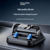 Universal 2-in-1 Car Phone Holder & Number Plate with Anti-Shake Dashboard Mount