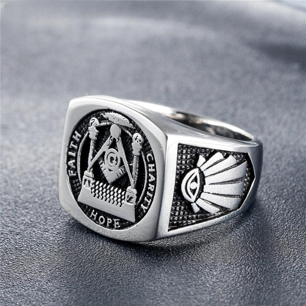 Accessories, European and American Retro Personality, Men, Rings