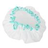 Adult Double Layer Water Proof Shower Cap Thicken Elastic Women Bath Cap Hat Large