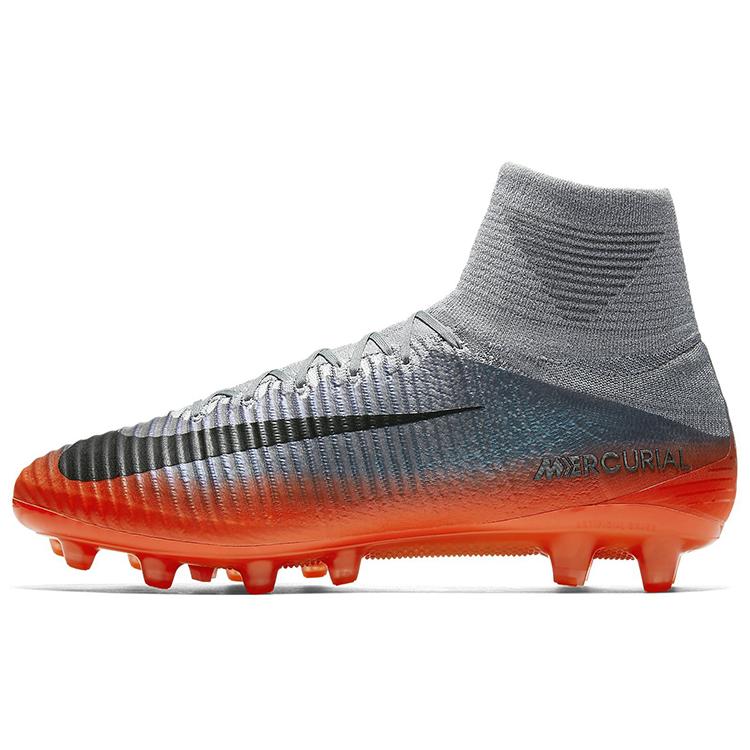 New Nike Mercurial Superfly 5 CR7 AG Pro C 'Gray Orange' 852510-001