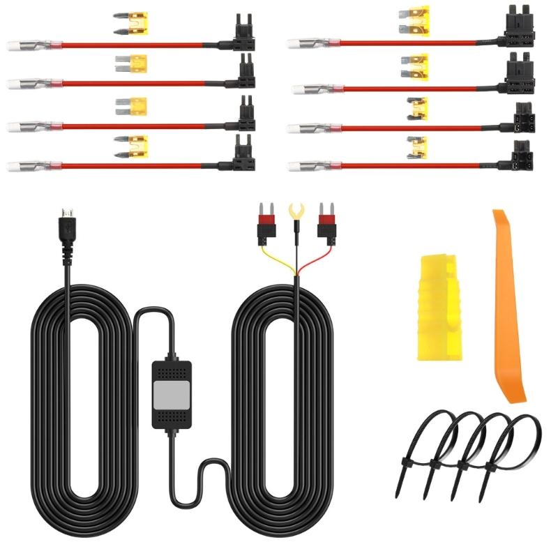 

Hardwire Kit For Various DashCams With Low Voltages Protections 12V-24V to 5V Power Overloads/Overcurrent Protections