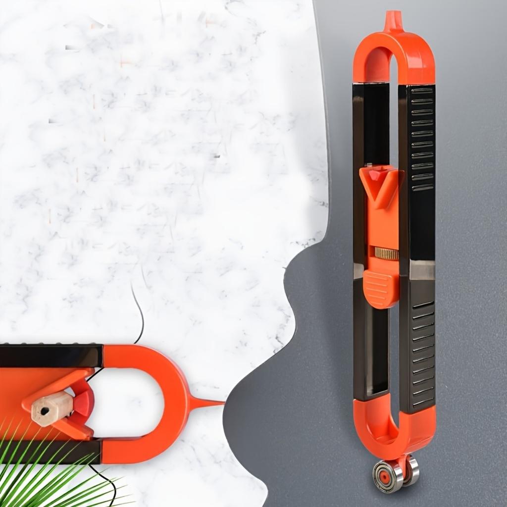 Precision Woodworking Tool Set with Locking Mechanism - Adjustable Irregular Curve and Contour Marker Ruler, Durable Plastic/Metal,Woodworking Tools