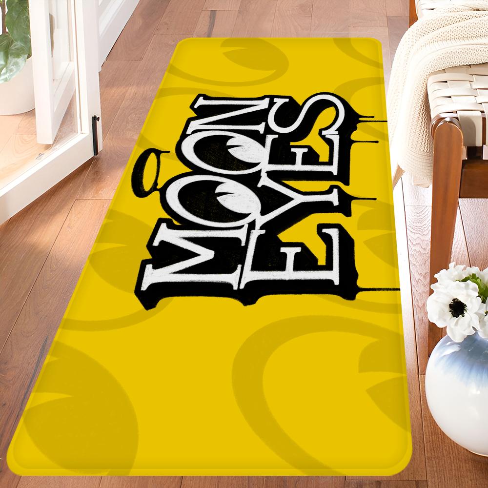 M-Moon Eyes Floor Mat Retro Multiple Choice Living Room Kitchen Rug Non-Slip Modern Home Decor