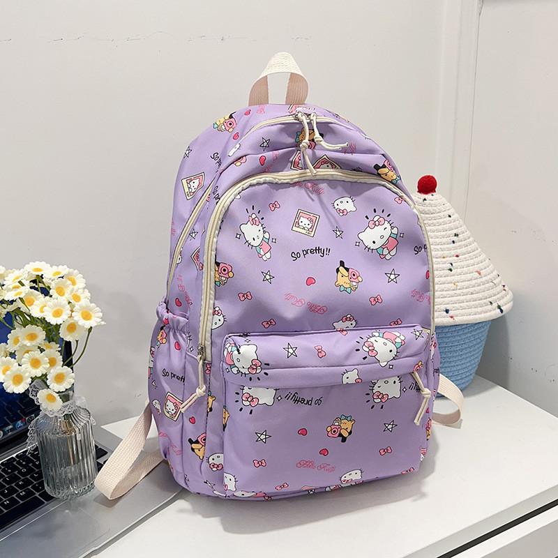 Children Pattern Print Lightweight Backpack For School And Outings