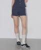 CHICKS Ribbed Micro Shorts Navy