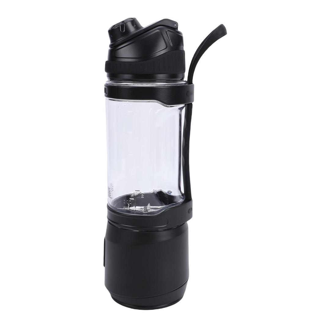 Portable Blender Cup Bottle Cordless USB C Rechargeable Shakes Smoothies 24oz for Travel Gym Black 700ml